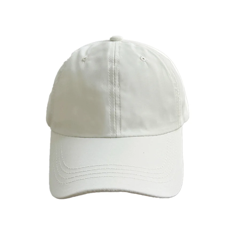 Boné de beisebol coreano com coroa macia de cor sólida suave, de secagem rápida e alta qualidade, unissex ao ar livre