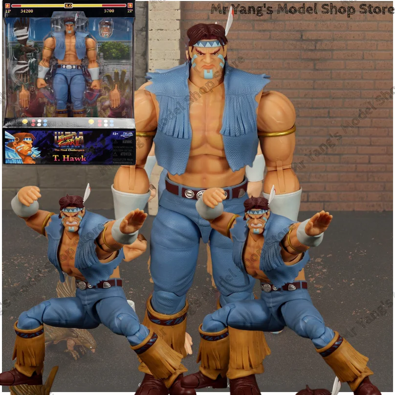 

Pre-order Brand New Jada Toys Street Fighter II 1/12 T. Hawk 6-inch Articulated Action Figure Model, Anime Toy & Birthday Gift