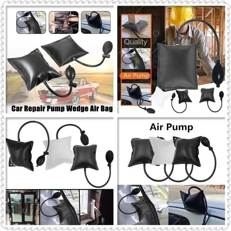 1PC Adjustable Air Pump Automatic,Quick Positioning Repair Tool Thickened Car Door Repair Air Cushion Emergency Open Unlock Tool