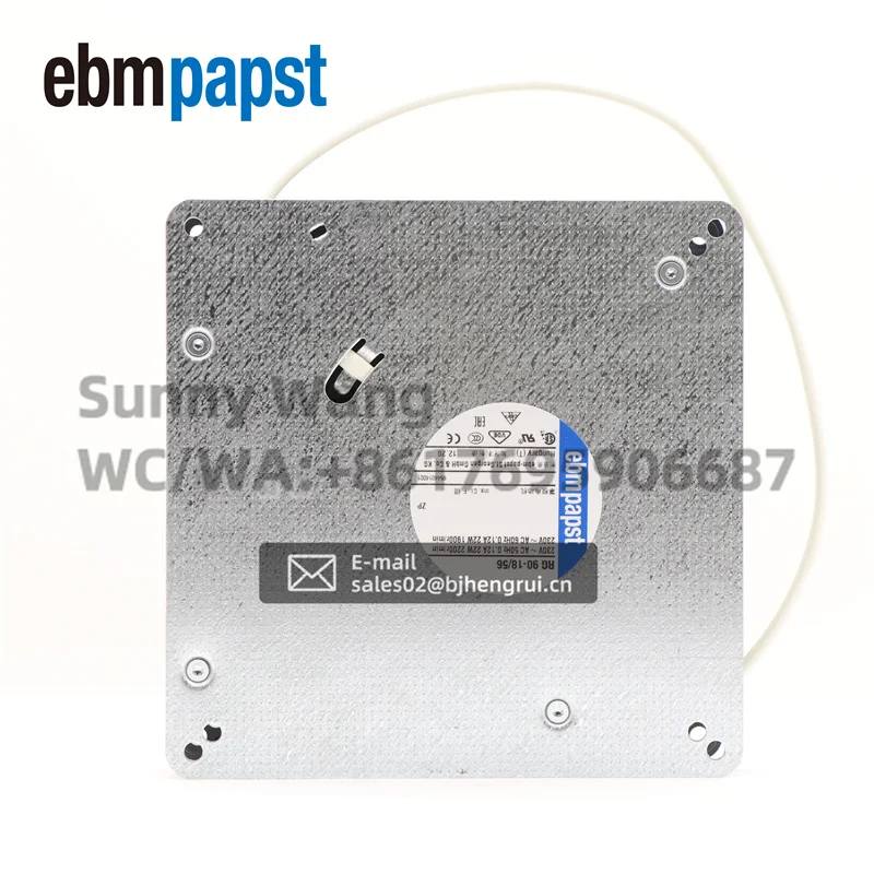 ebmpapst RG90-18/56 230V AC 22W 13538 Centrifugal Cooling Fan for Elevator Textile Machinery Test Chamber RG90-18-56