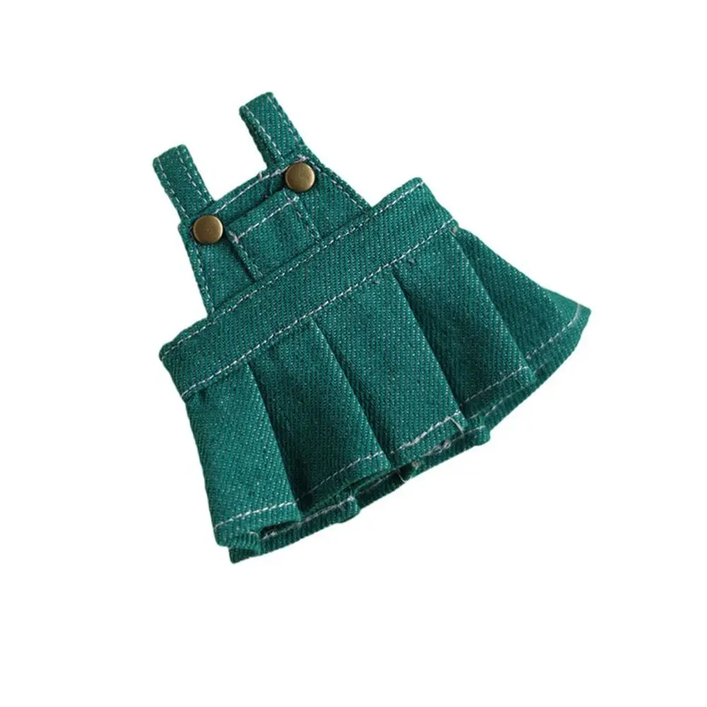 Hochwertiger 15-cm-Rock, Overall, mehrfarbig, Jeans, Kleidung, Trägerrock