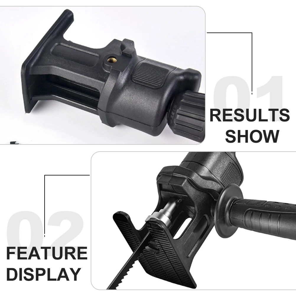 

1Set Reciprocating Adapter Electric Drill Converter Impact Resistant ABS Steel Multipurpose Cutting Attachment for Wood