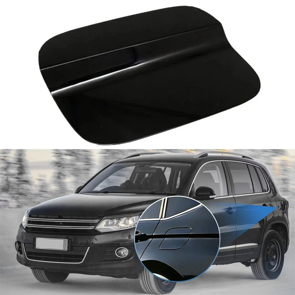 Filler Lid Cover As Picture Shows Gas Filler Lid Stable Characteristics Direct Fit Design OEM Standard Glossy Black Finish