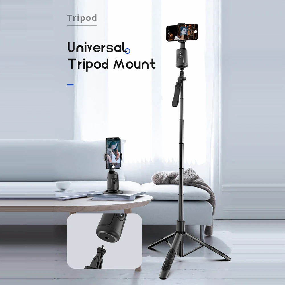 360° Rotation Auto Face Tracking Gimbal Stabilizer Desktop Handheld Gimbal Selfie Stick Tripod Phone Stand Holder for Smartphone