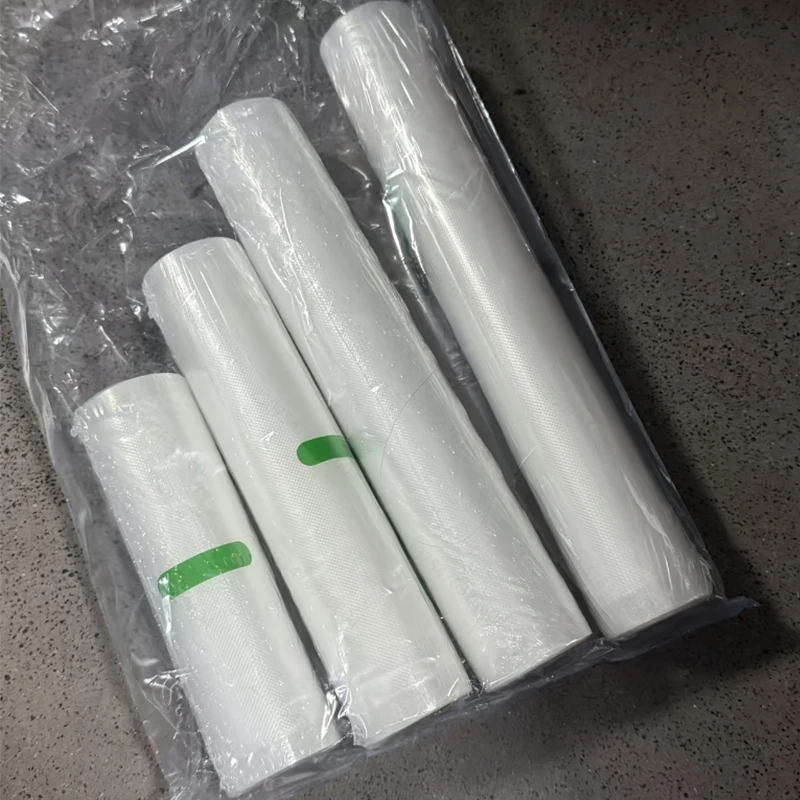 4pcs Vacuum Sealer Bags: 4 Rolls (M/L/XL Widths), 3m Each. Ideal for Food Storage, Sous Vide & Meal Prep. Compatible with Vacuum