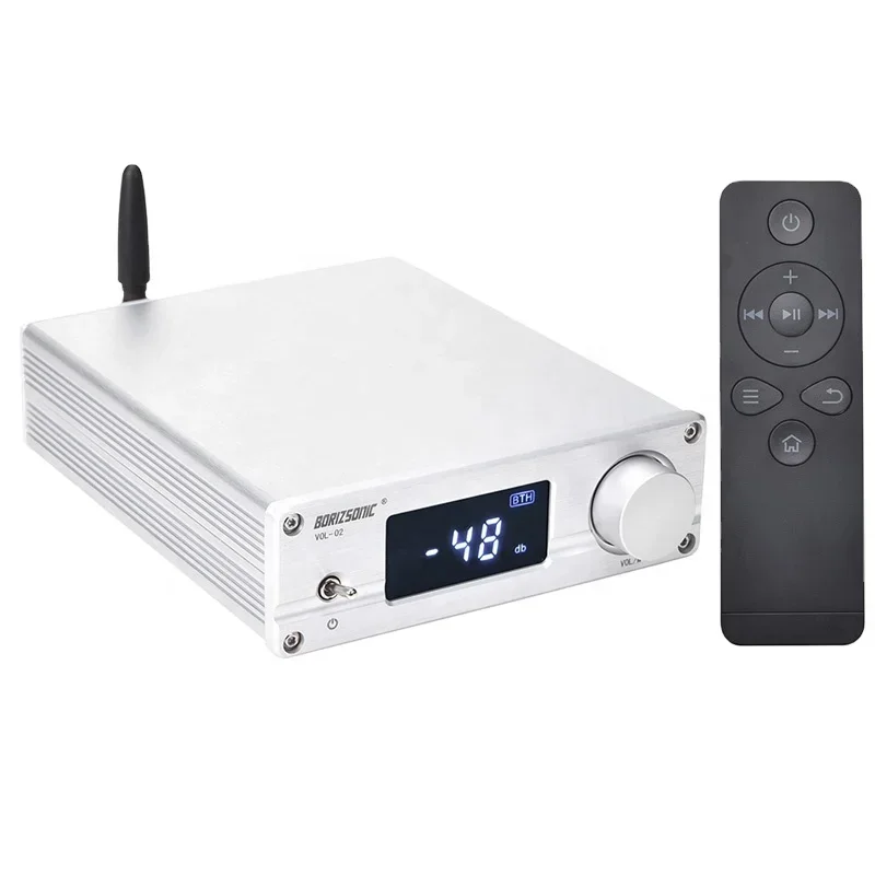 BRZHIFI Wholesale Price VOL02 BT5.0 SBC/APTX Hifi Power Preamp Audiophile Remote Control Lossless Stereo Preamplifier Home Audio