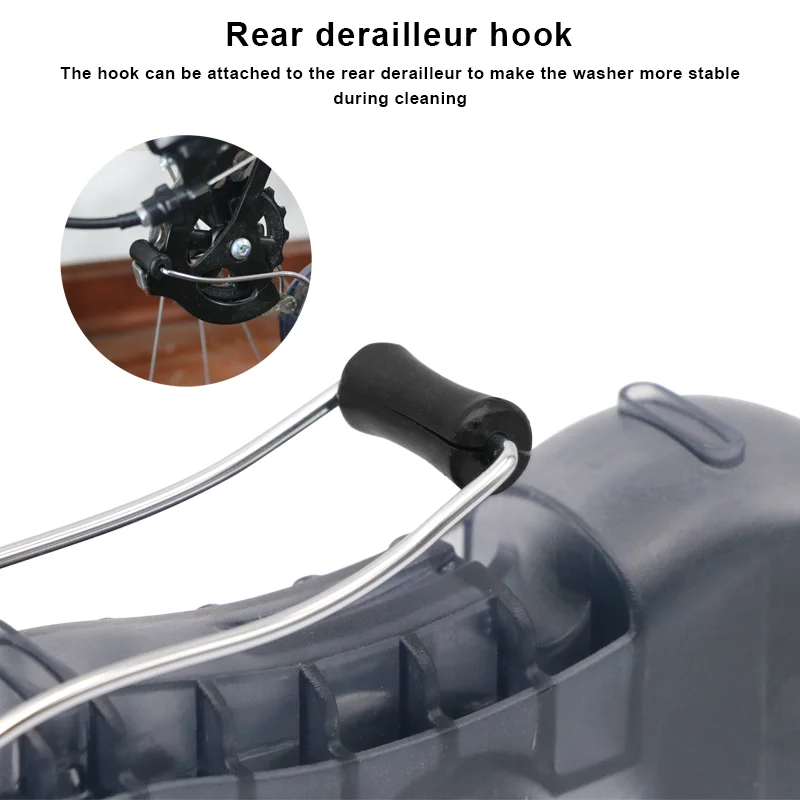 Portable Bicycle Chain Cleaner Mountain Road Bike Brushes Scrubber Wash Tool Multifunctional Outdoor Sprocket Brushes Wash Tool