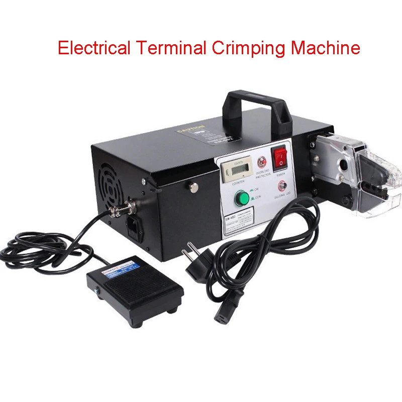 Electrical Terminal Crimping Machine EM-6B1 EM-6B2 Electric Crimper Tools Wire Terminal Press Clamp