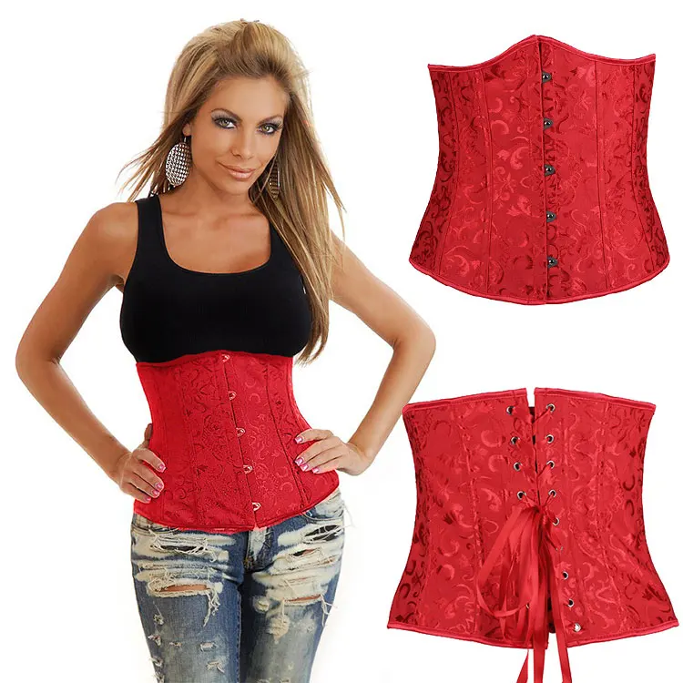 

Renaissance Bodices Flora Underbust Corset Women Slimming Corset & Bustier Waist Control Corselets Lace Up Waist Trainer XXS-6XL