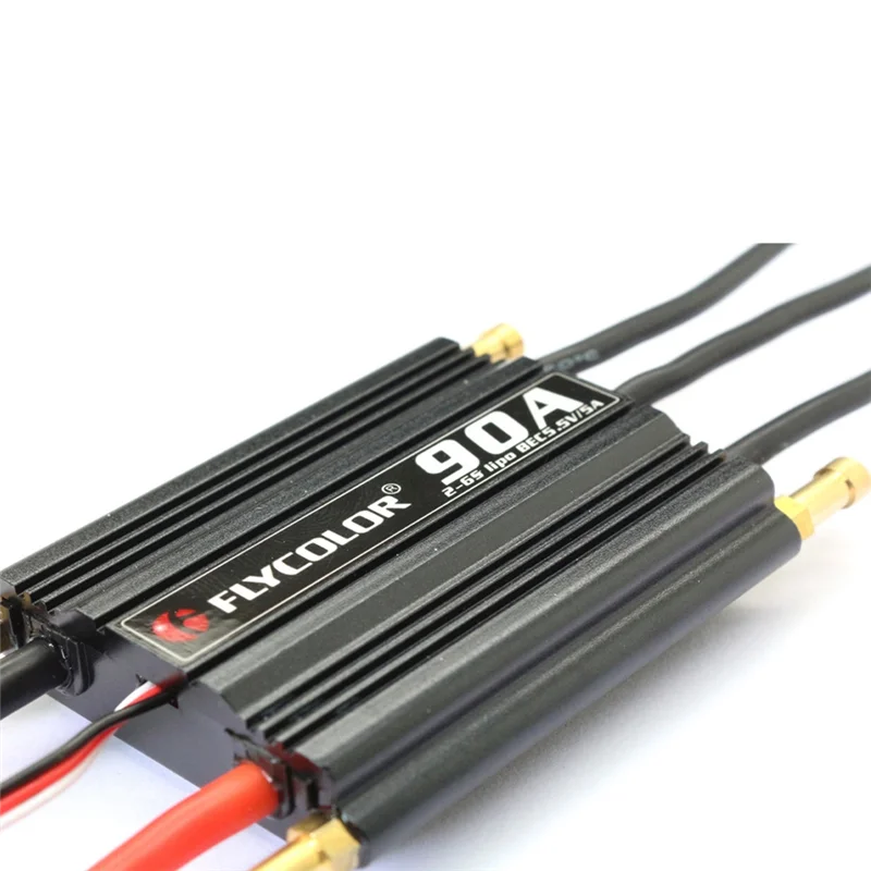B05C-FLYCOLOR 90A فرش ESC سرعة تحكم بطاقة الترويج 2-6S يبو بيك 5.5 فولت/5A ل RC قارب سيارة دائم سهلة التركيب