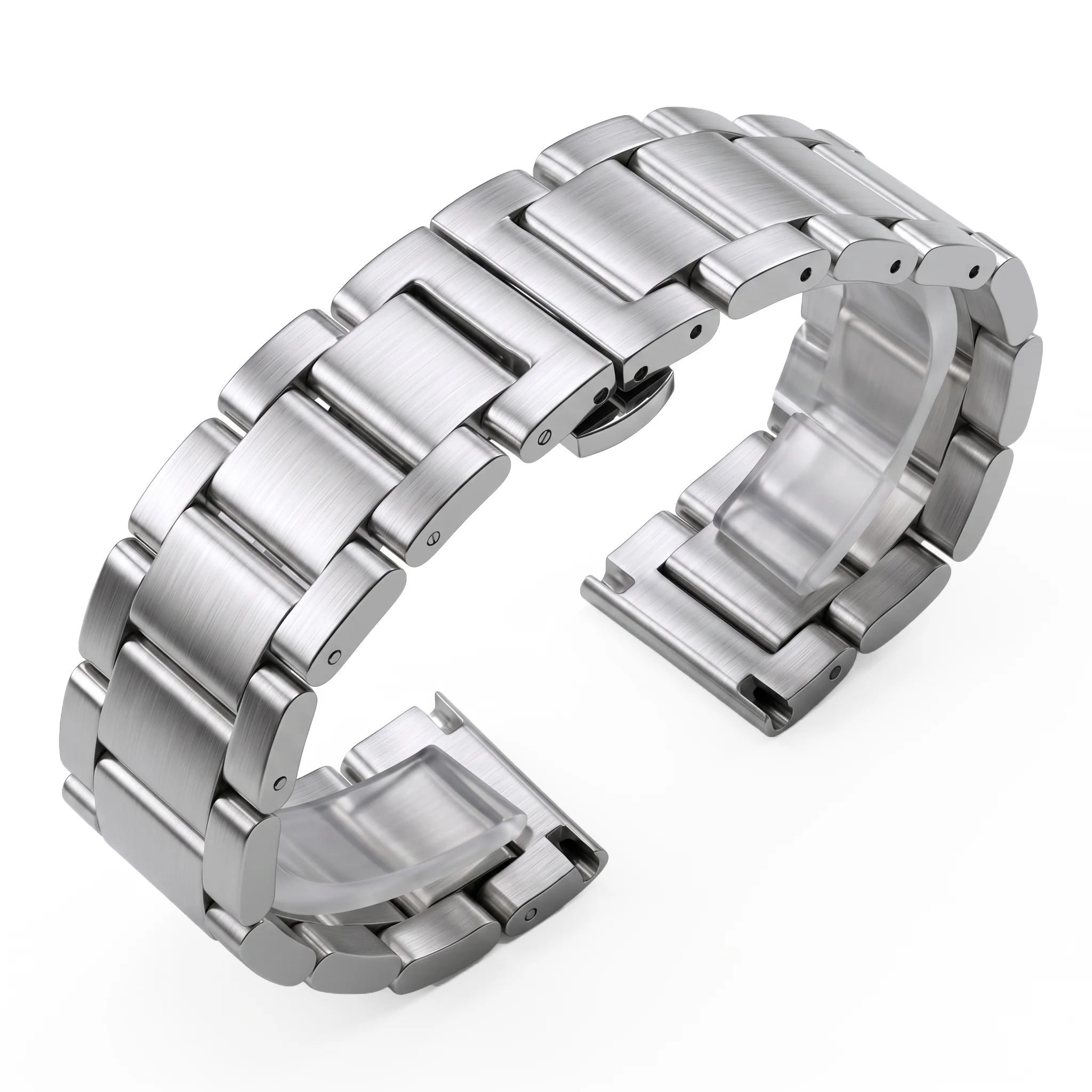 Solide En Acier Inoxydable 316L Bracelets Argent 18mm 20mm 21mm 22mm 23mm 24mm Métal Montre bande Bracelet Poignet Montres Bracelet