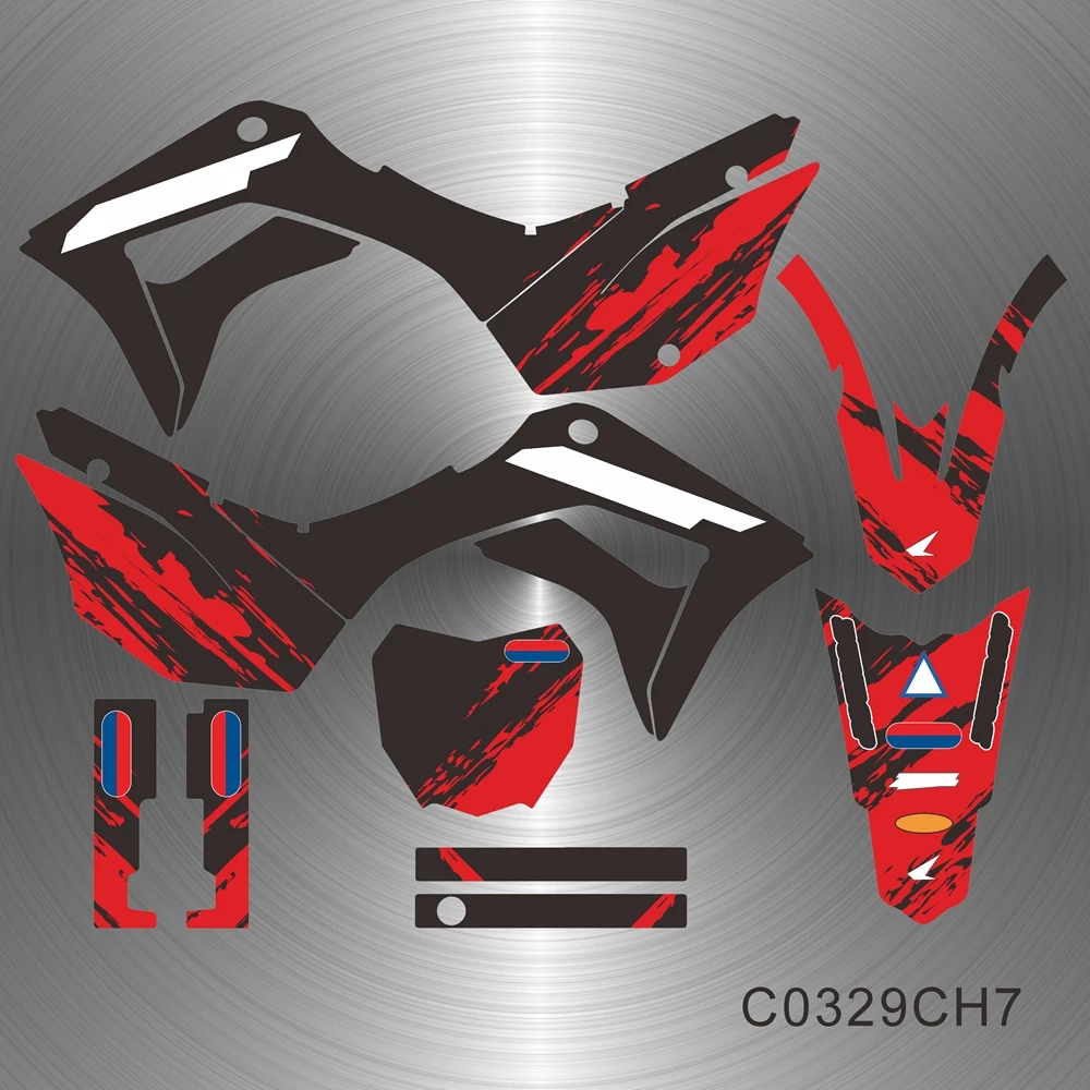 Kit de Calcomanías y Gráficos para Motocicleta HONDA CRF 125F CRF125F CRF 125 F 2019 2020 2021 2022, Fondo C0329CH