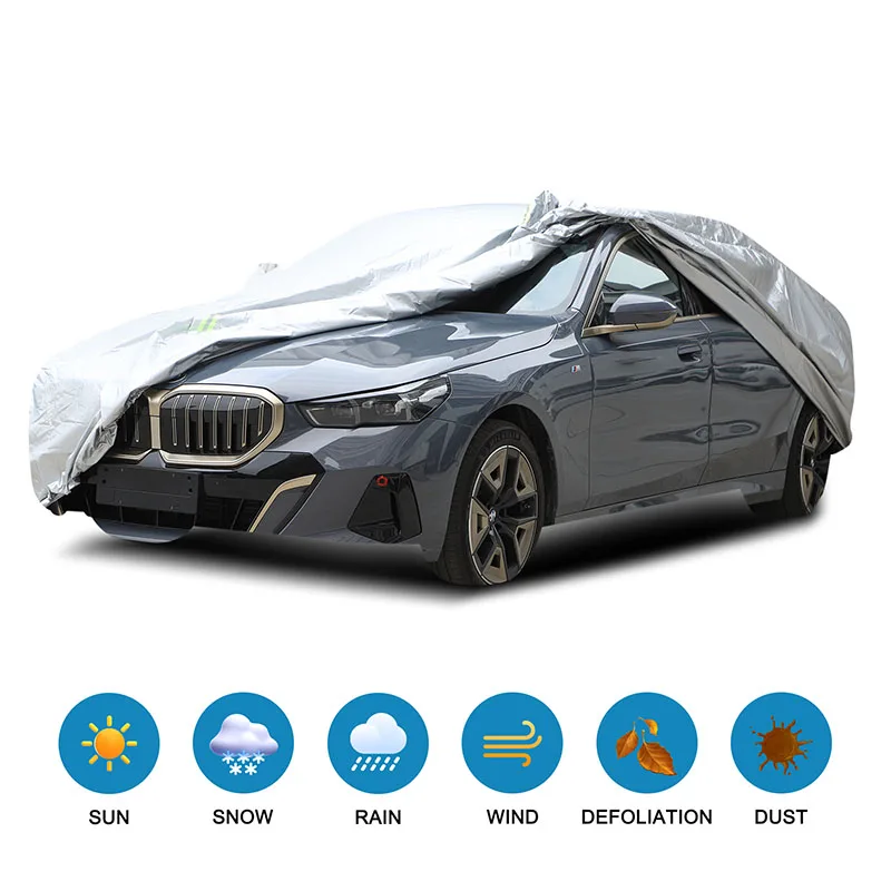 For BMW 5 Series G60 2024+ Full Car Covers Outdoor Protection Snow Cover Sunshade Waterproof Dustproof Car accessories