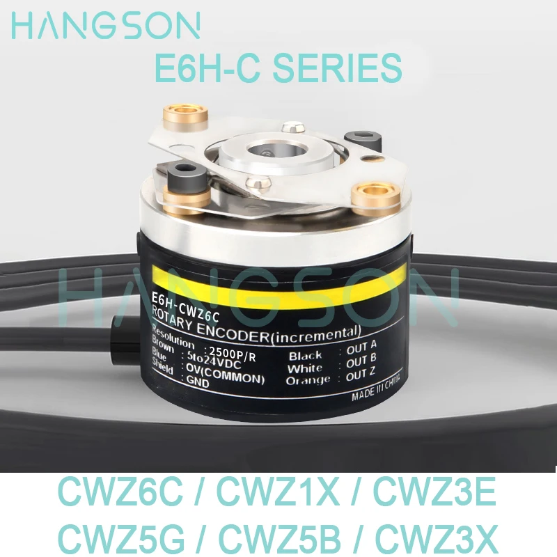 E6H-CWZ6C E6H-CWZ5B E6H-CWZ1X E6H-CWZ5G E6H-CWZ3E E6H-CWZ3X 360 1024 1800P/R Incremental Optical Rotary Encoder