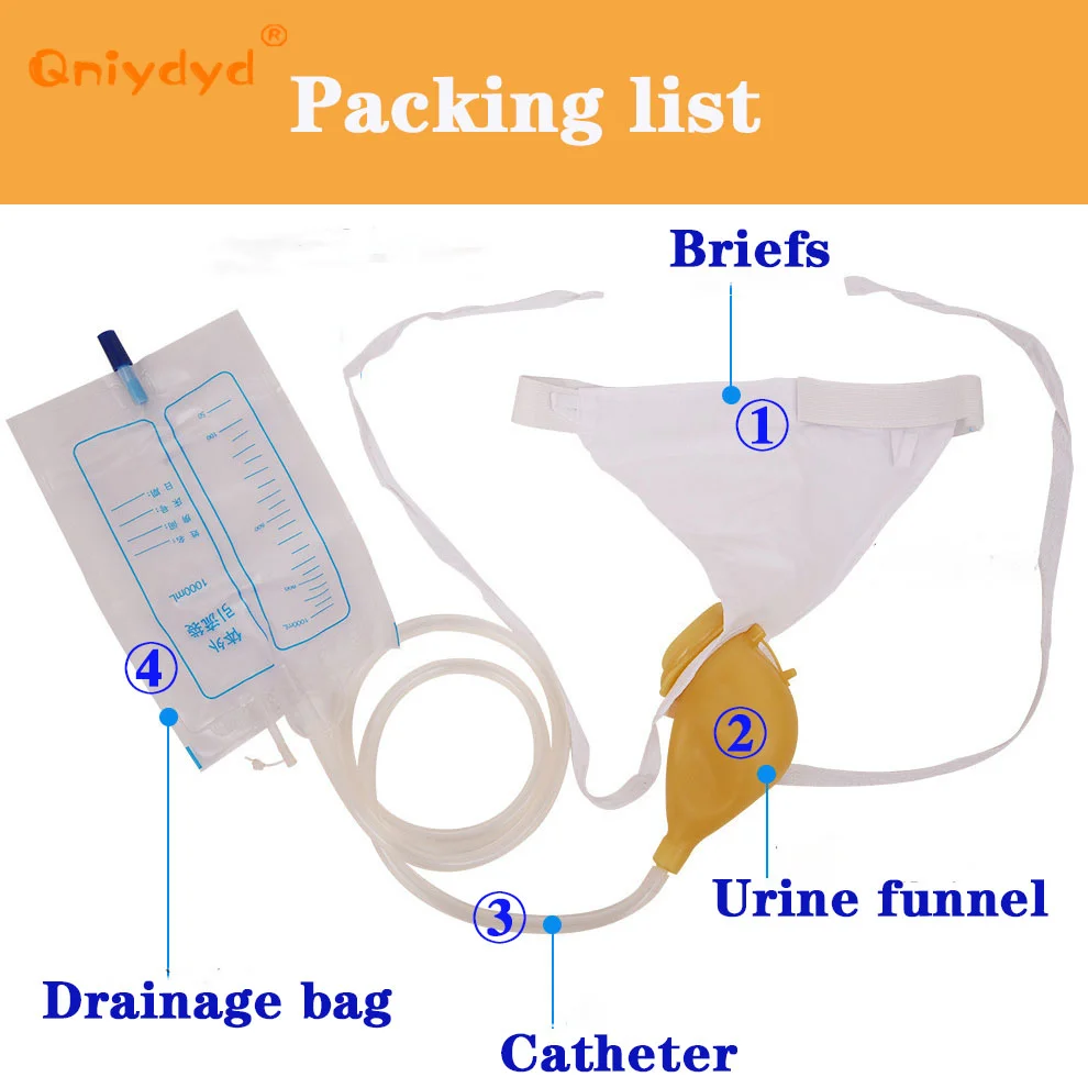 Portable Reusable Male and Female Urine Bag Urinal Urinal Collector Urinary Incontinence