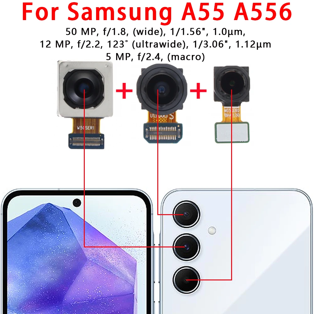 Rear Camera For Samsung Galaxy A35 A356 A55 A556 Back Backside Camera Module