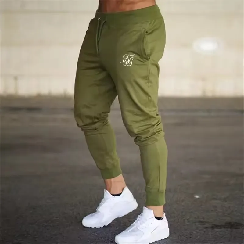 2025 new Men's pants, summer casual pants, men's novelty, running sportswear, sports pants, Harajuku streetwear, slim pants