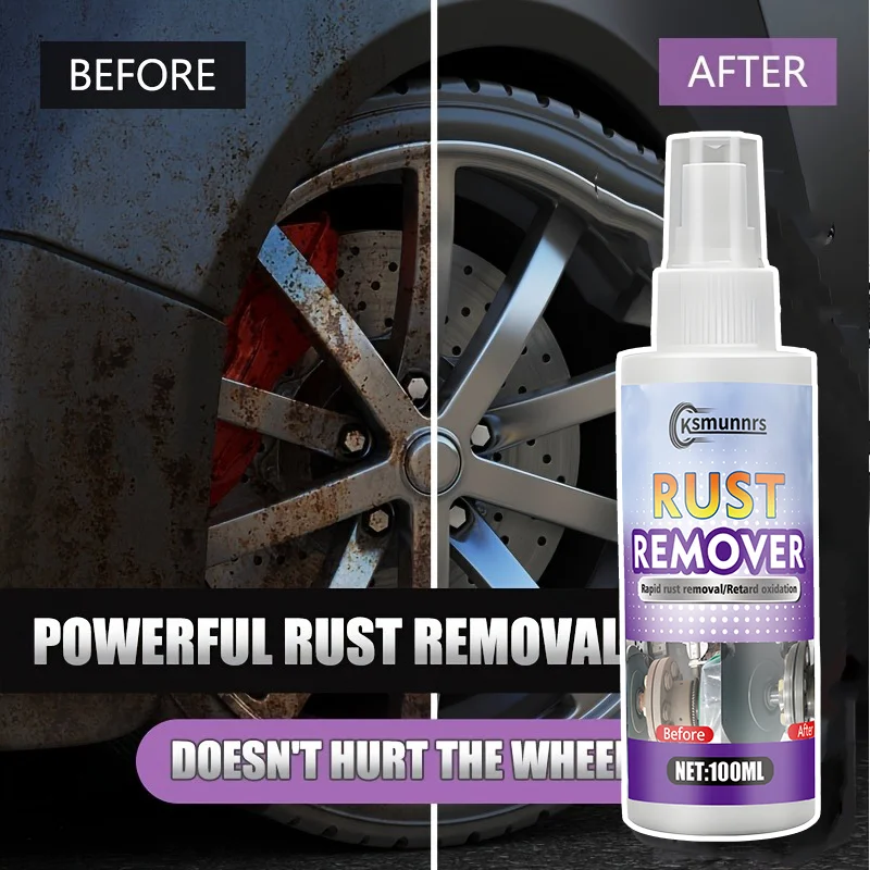 

Спрей для удаления ржавчины, 3,38 унций — легко удаляет ржавчину от дверных ручек, выхлопных форсунок и налобных фар, устанавливаемый, простой в использовании триггер