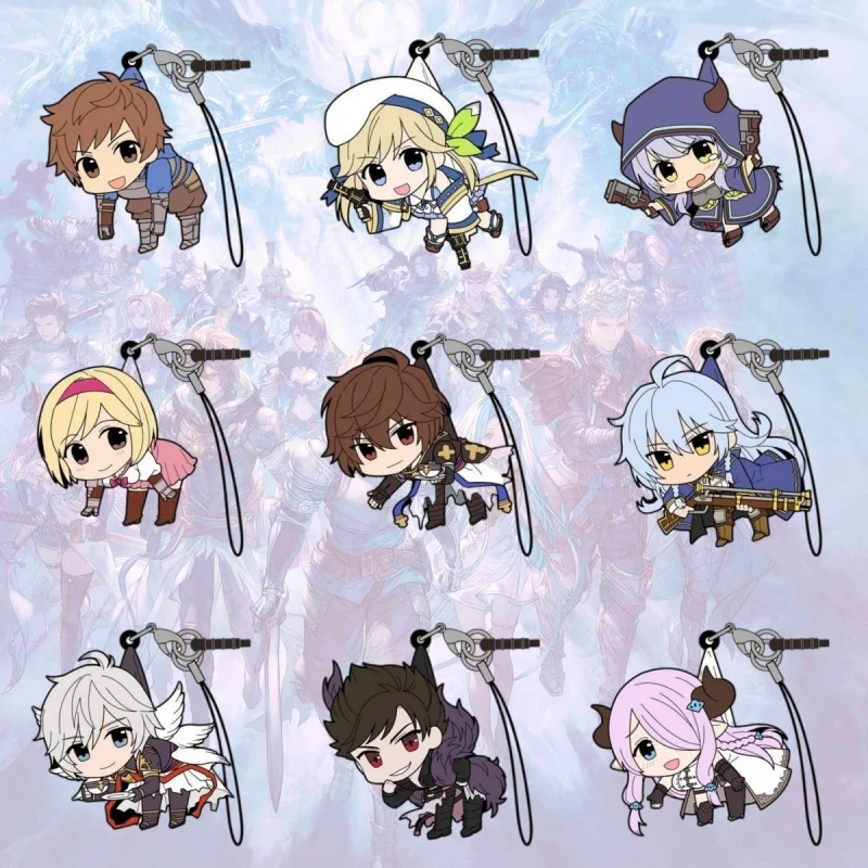 Брелок-подвеска-d-образной-формы-из-акрила-по-мотивам-аниме-granblue-fantasy-с-персонажами-Гран-Джеета-Лия-Вирн-для-сумок-ключей-от-машины-телефонов-в-подарок