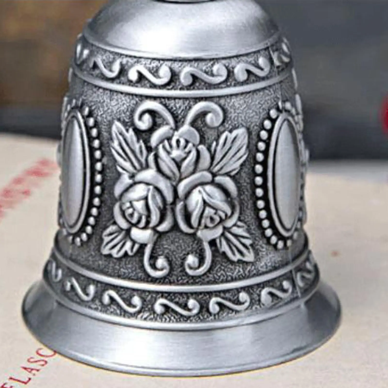 Multi-purpose Floral Design Hand Bell for Pet Training Customer Service Desk Ring