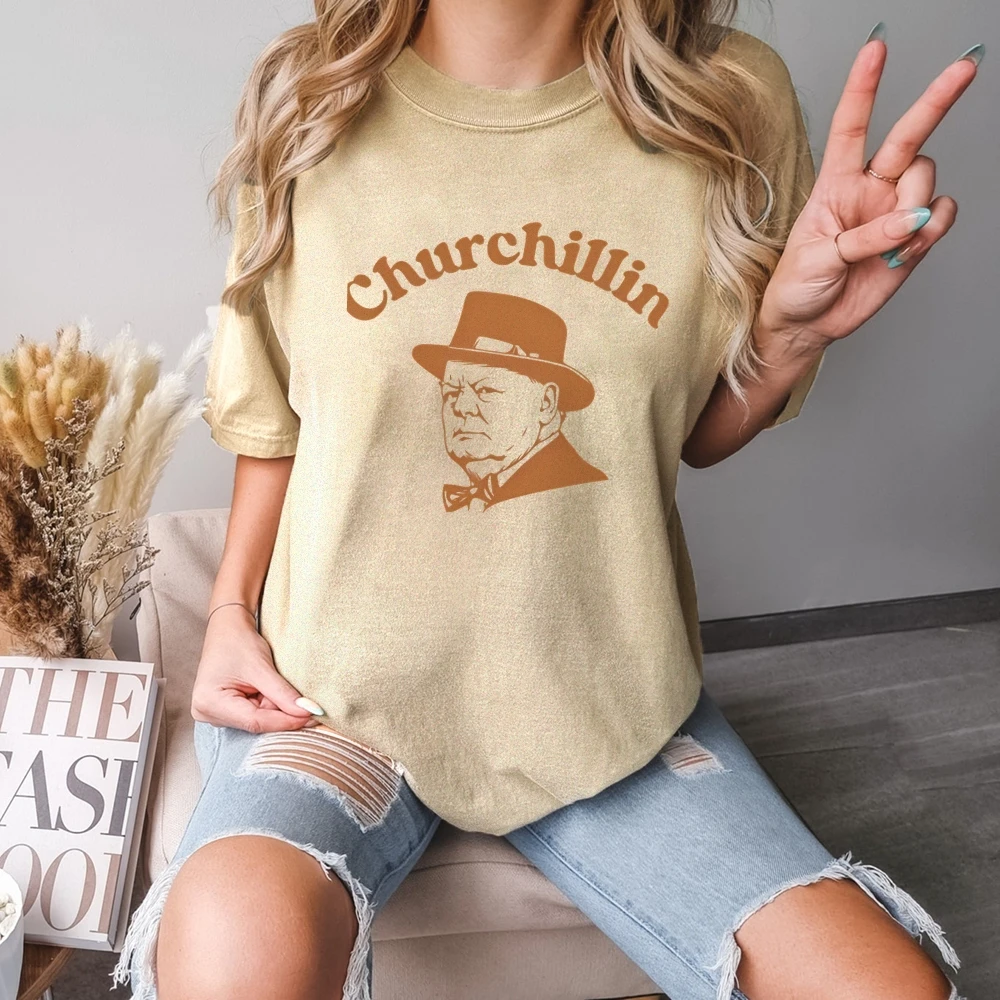 

Street Wear Women's T-Shirt - Vintage Washed Cotton Oversized Graphic Tee Casual Loose Fit New Arrival Trendy