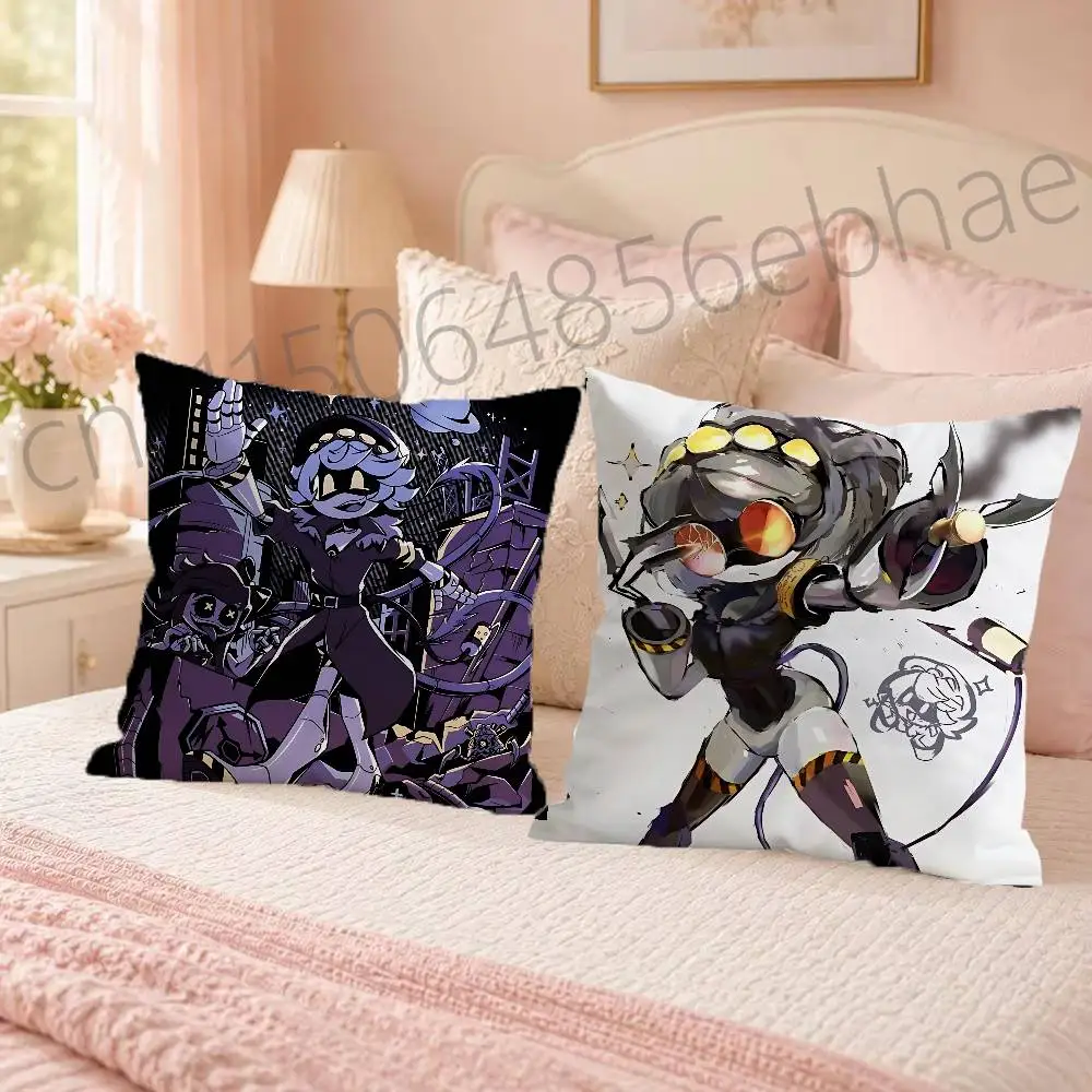 FOR Murder Drones Throw Pillow Cover 2D Double-Sided Print Soft Cushion Case for Home Sofa Bedroom Car
