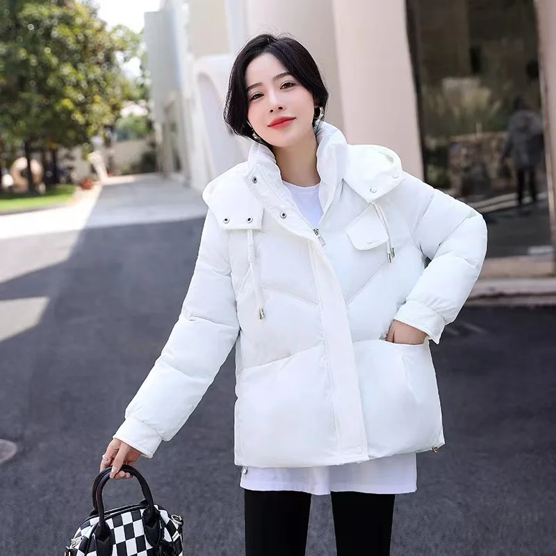 [Ready Stock] High Quality Women Winter Thick Warm Cotton Jacket Coat Women Parkas Casual Fashion Korean Edition Short Outwear