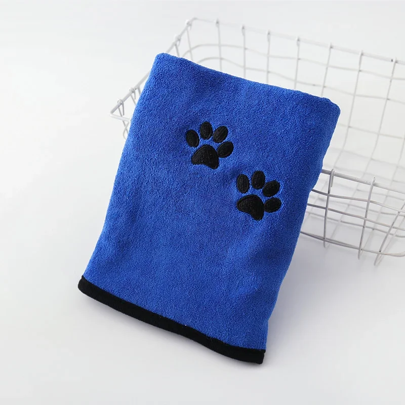 New Absorbent Towels for Dogs Cats Fashion Bath Towel Nano Fiber Quick-drying Bath Towel Car Wiping Cloth Pet Supplies