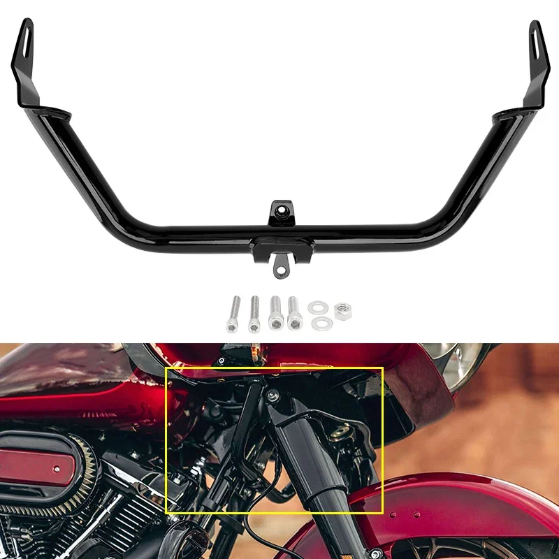 

Motorcycle Fairing Support Bracket Chopped Engine Guard For Harley Touring Road Glide Special CVO FLTRX FLTRXS 2015-Up