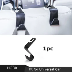 1PC Double Hooks Car Rear Seat Headrest Mount Hanger Interior Bag Pouch Hook Car Storage Hanger Car Accessories Tools