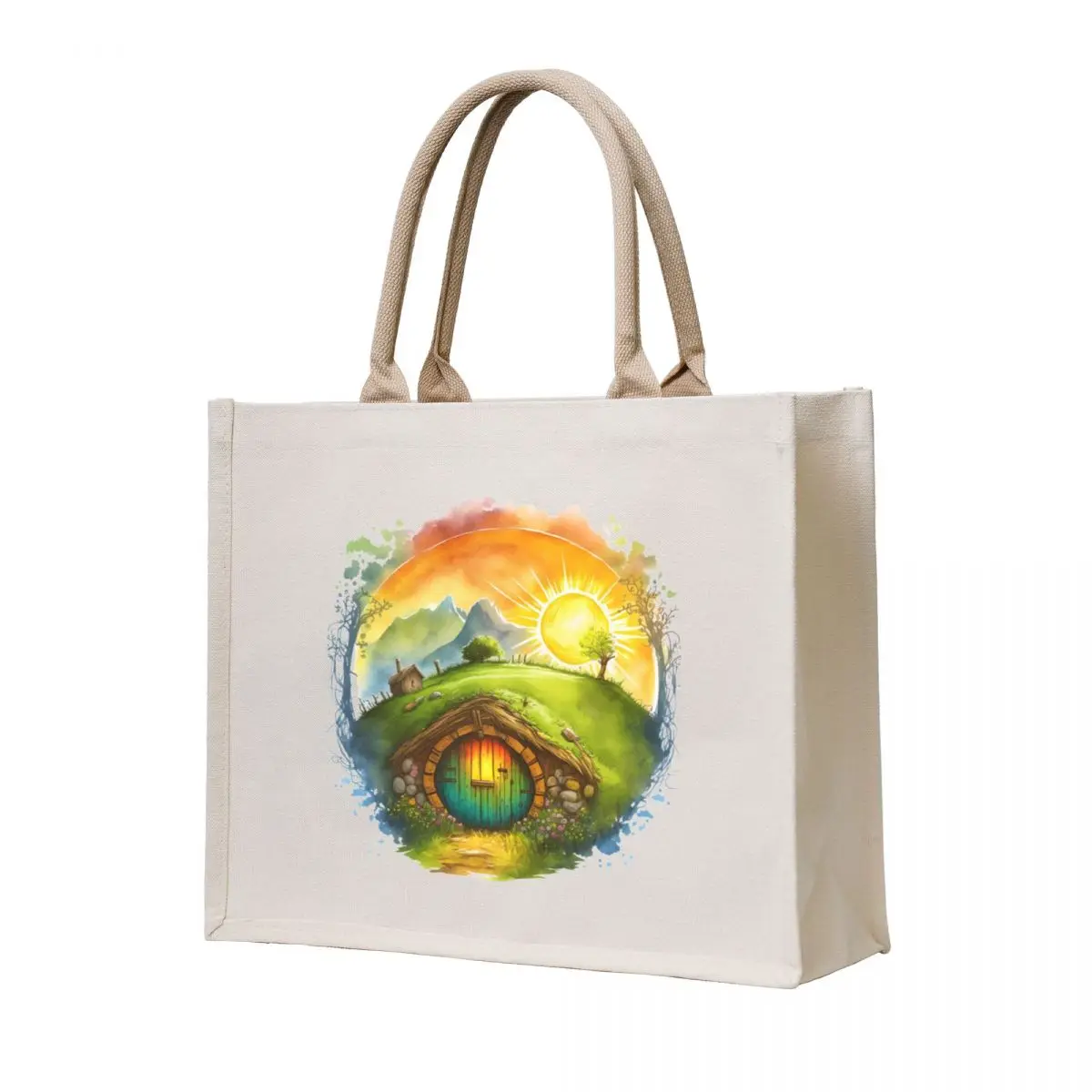 

Round Doors in Summer - Fantasy Tote Bag supermarket folding bag shopper bag woman Women's shopper