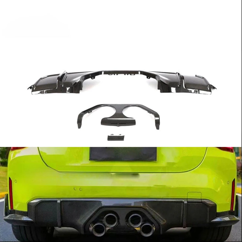 Best Selling 2021+  G80 M3 G82 M4 Sedan Coupe Dry Carbon Fiber Rear Lip Diffuser New Condition Back Bumper Lips Diffuser