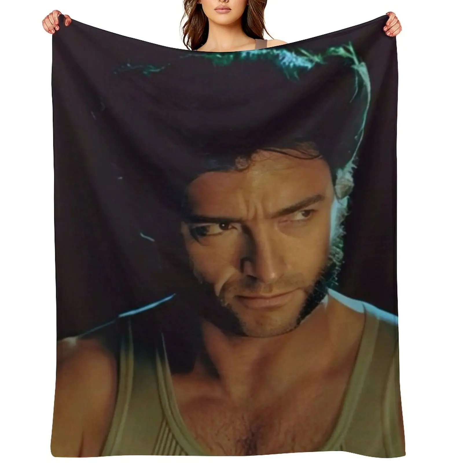 

Hugh jackman Throw Blanket Bed for babies Polar Moving Blankets