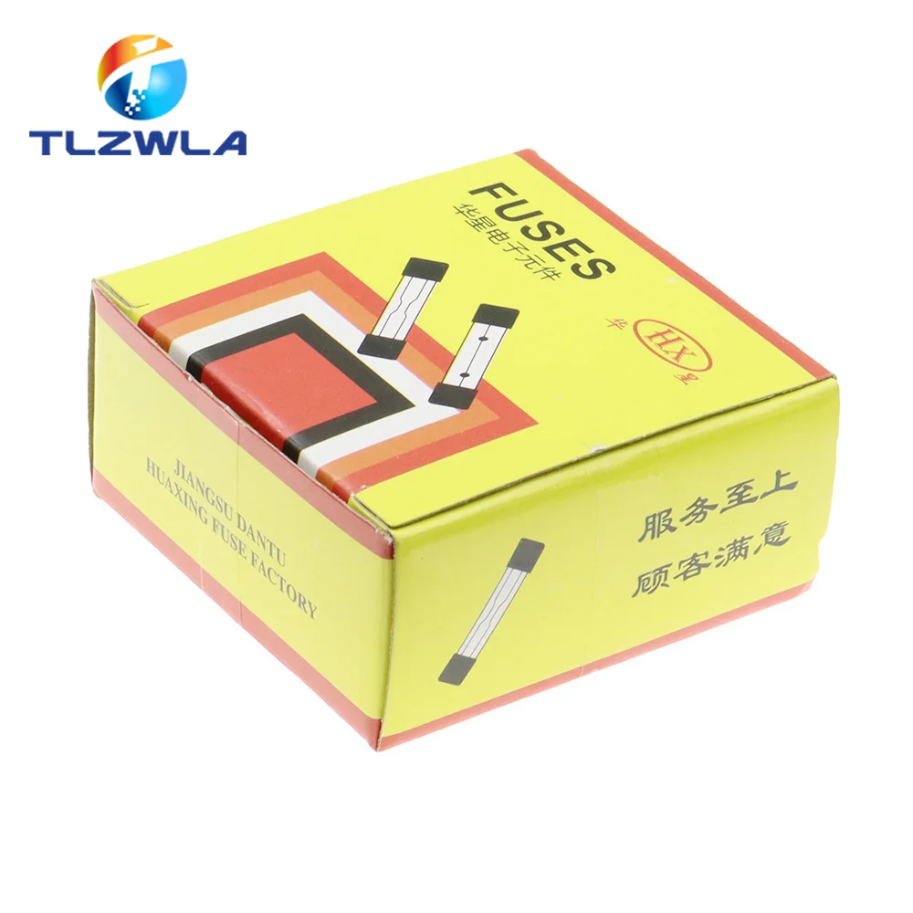 100PCS 6X30MM Fast-blow Glass Fuses Assorted Kit 6*30mm 250V 0.5A 1A 2A 3A 4A 5A 6A 8A 10A 15A 20A 25A 30A AMP Tube Fuses