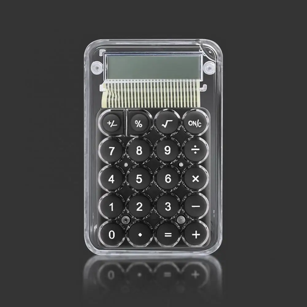 Multi-purpose Mini Desk Calculator, Material Escolar, Cor brilhante, 8 dígitos