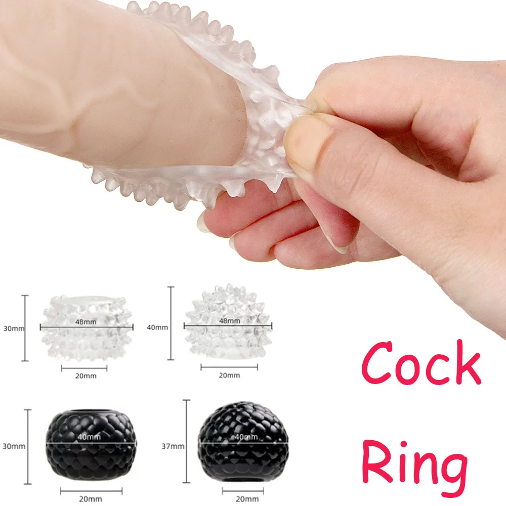 2pcs/set Reusable Cock Ring with Delay Function for Men - Enhance Pleasure, and Embrace Sensational Foreskin Stimulation!