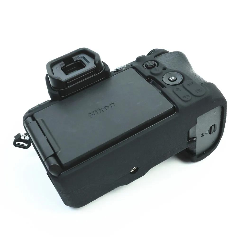 Soft Silicone Rubber Protective Body Case Housing Skin Frame Cover for Nikon Z6 III Mirrorless Camera Anti-slip Accessory