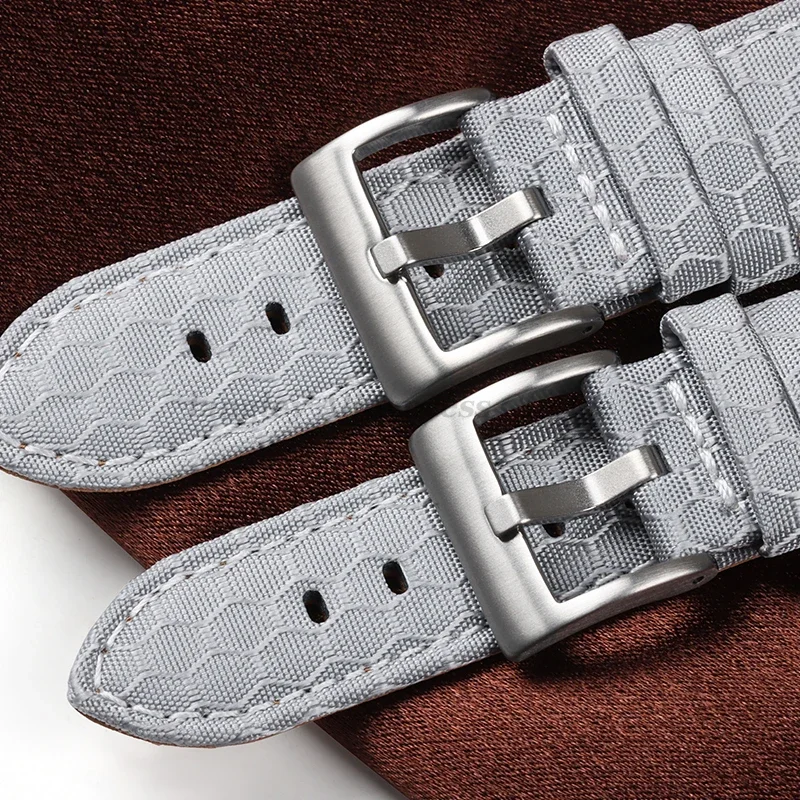 Pulseira de couro genuíno + nylon 20mm 22mm para huawei watch gt5/gt4/gt3, cinto de liberação rápida para homens e mulheres, pulseira para omega
