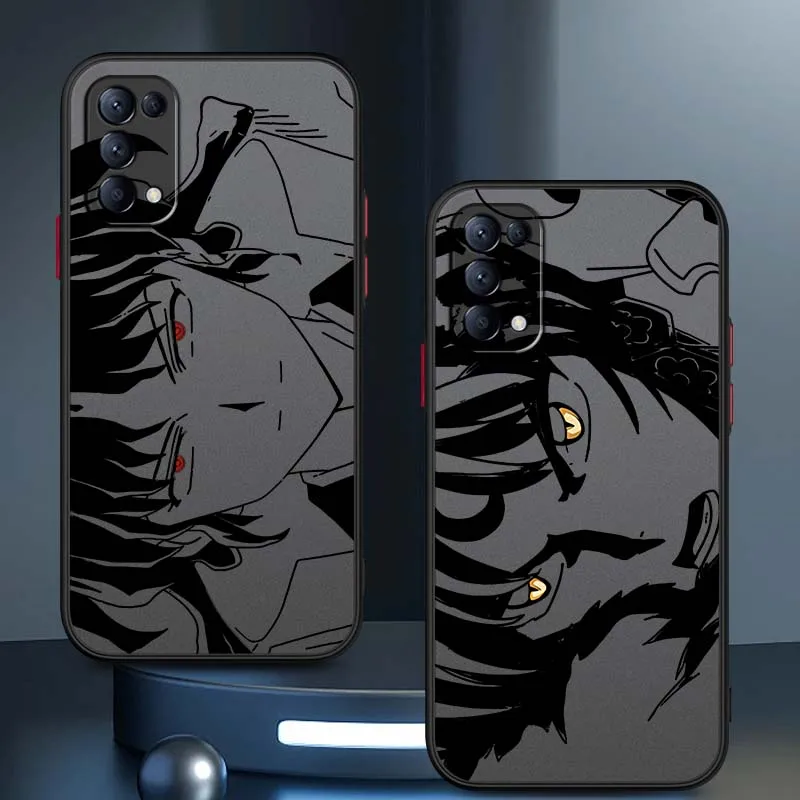 

Inuyasha Anime Cool Popular Phone Case For OPPO Find X3 X5 Lite Pro A98 A94 A93 A78 A79 A76 A58 A57 5G Frosted Translucent