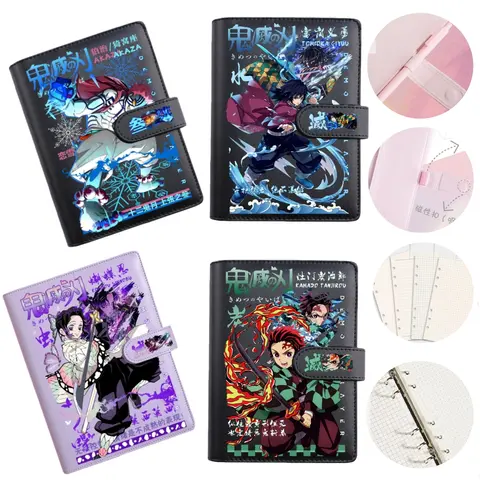 Demon Slayer Infinity Castle Notebook - Shinobu,Nezuko,Tanjiro Spiral Binding Notebooks,Kimetsu no Yaiba Fans Stationery Gift