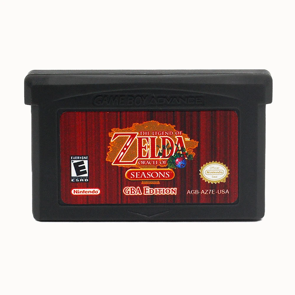 GBA Game Zelda Series 32-Bit-Videospiel-Cartridge-Konsole, Speicherkarte, Minish-Kappe, vier Schwerter für GBASP NDSL, USA-Version