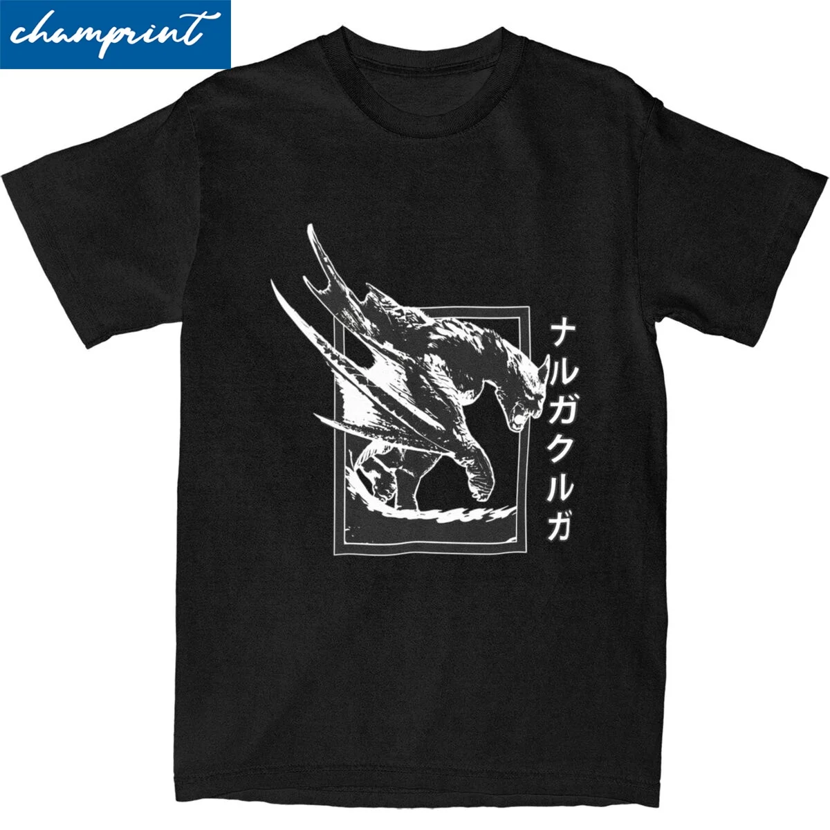 Casual Nargacuga MHW Monster Hunter World T Shirt For Men Women Round Neck Short Sleeve Top Tee Cotton Summer Clothing