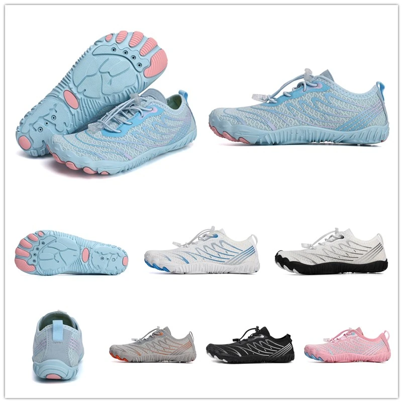 2026 New Upgrade Water Shoes Men Women Upstream Wading Five Fingers Barefoot Beach Swimming Aqua Shoes Summer Color Sneakers Uni