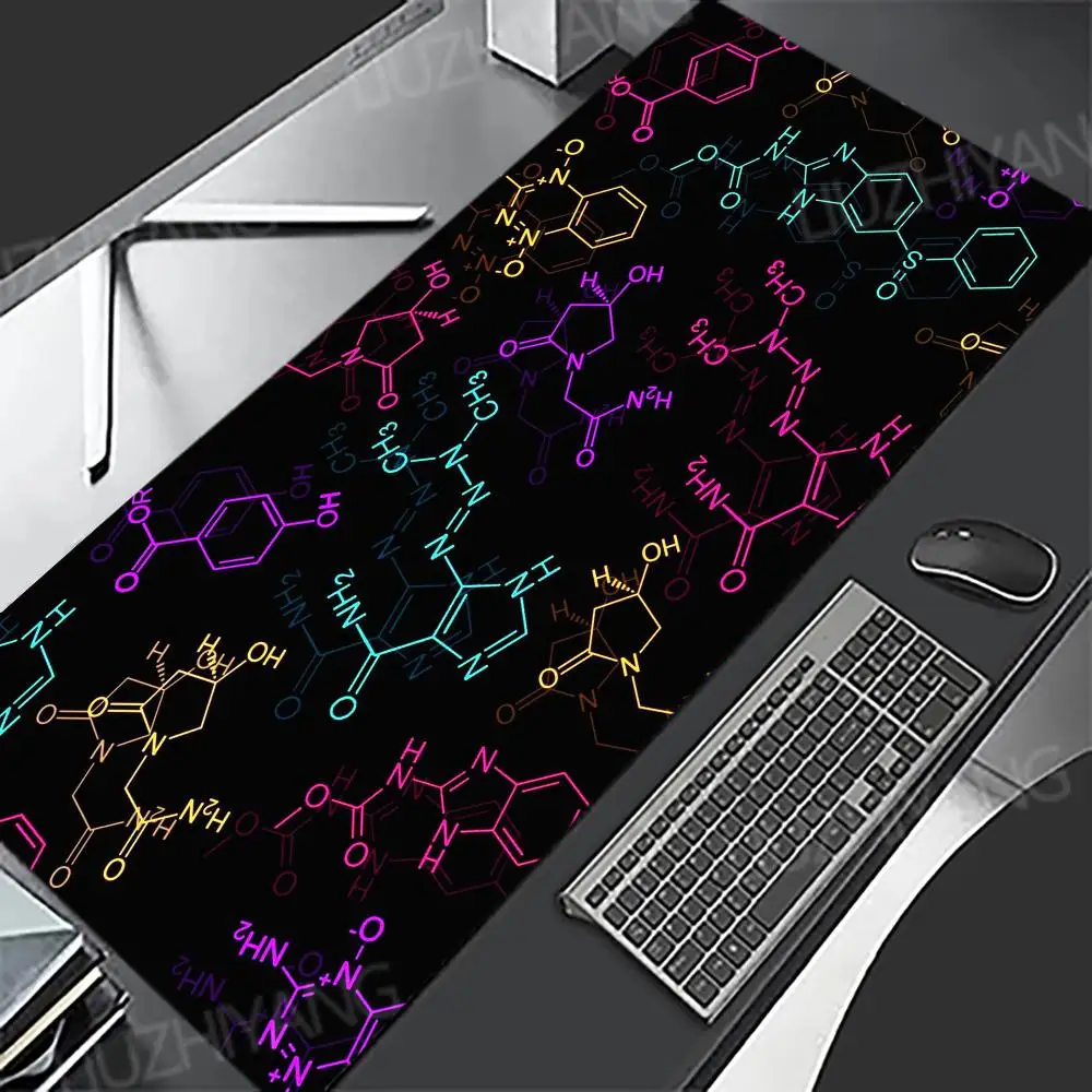 Hot Sell Science Formula Mouse Pad Cute Math Cushion Extended Gaming Keyboard Desk Mats HD Large Gamer Non-Slip Mausepad 900x400