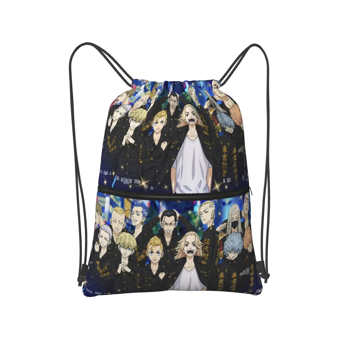 

Tokyo Revengers Backpacks Portable Drawstring Bags Sports Bag Book Bags for Travel Students