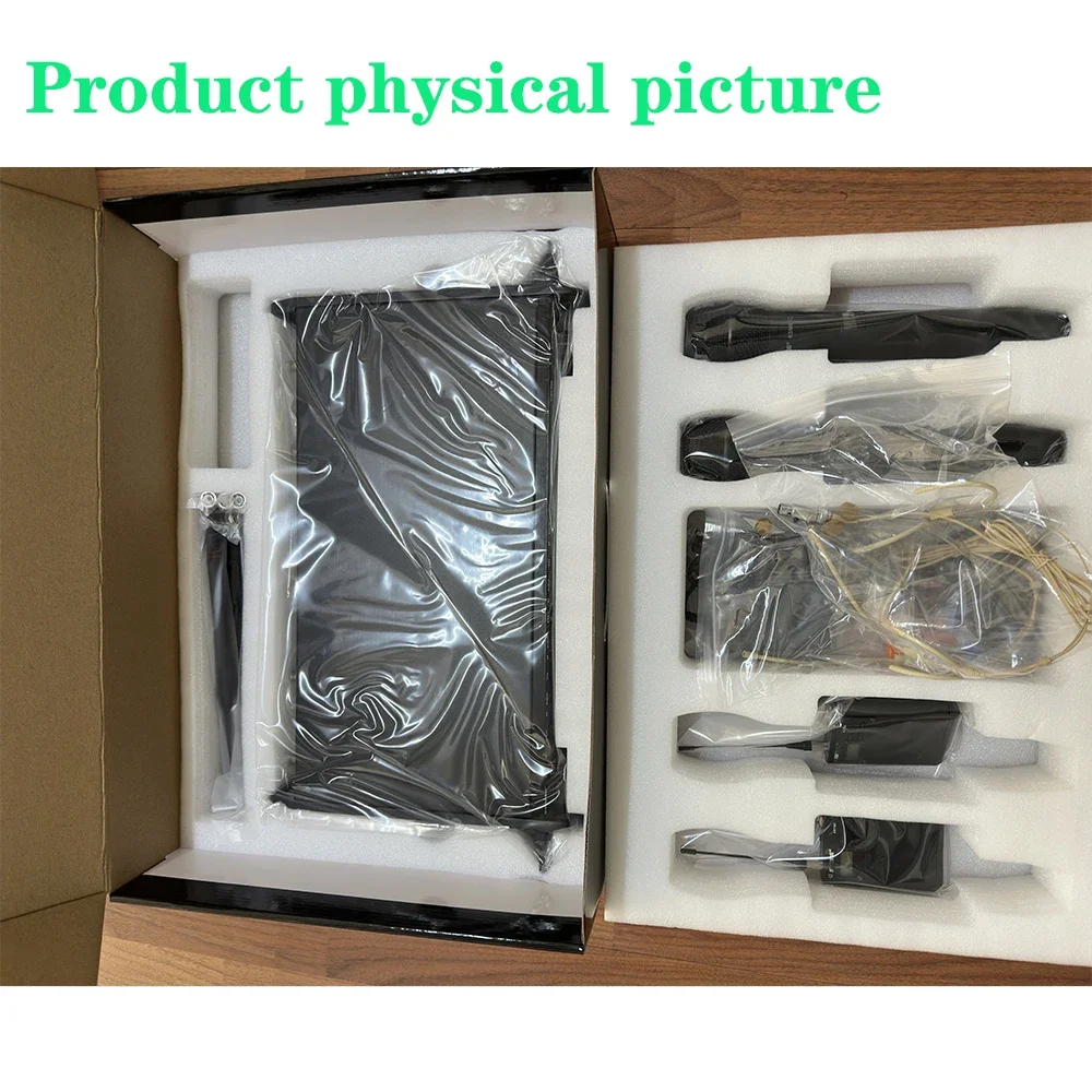 

AD4Q Professional Wireless Microphone 4 Channel UHF 470-940mhz Studio Microphone for Microphones