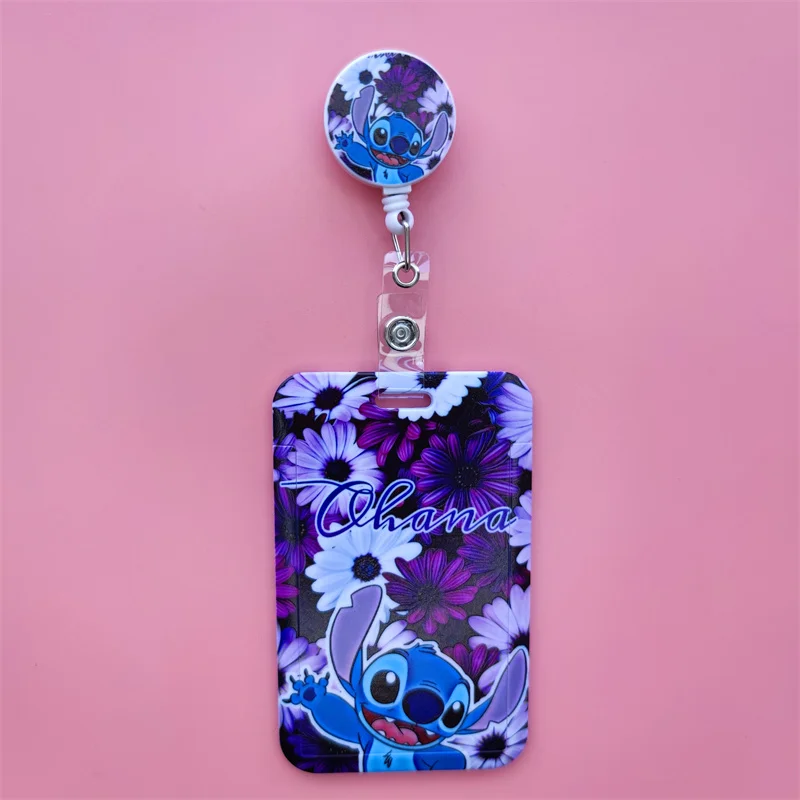 Disney Stitch Đựng Thẻ Có Thể Thu Vào Khóa Kinh Doanh Huy Hiệu Đựng Thẻ Nhân Viên Thẻ Bao Các Bác Sĩ Và Y Tá Hàng Giấy Chứng Nhận