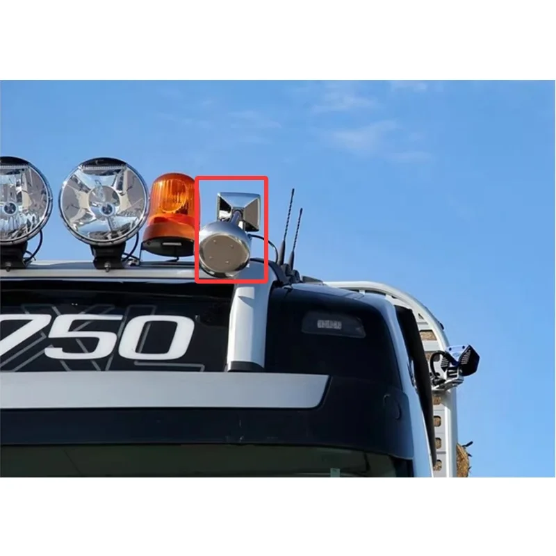 

LESU Model For 1/14 truck toy FH16 Sleeping horn G-6240 stainless steel material Rc Accessories