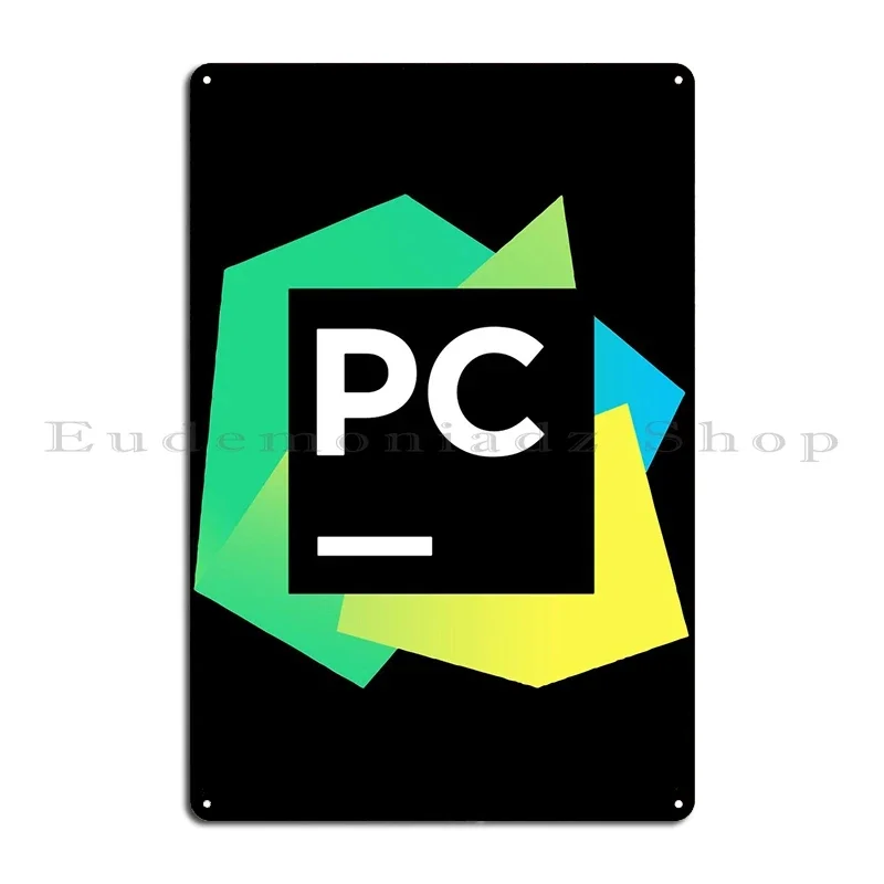 Pycharm لوحات تسجيل معدنية المرآب سينما مطبوعة جدار حانة تين تسجيل ملصق