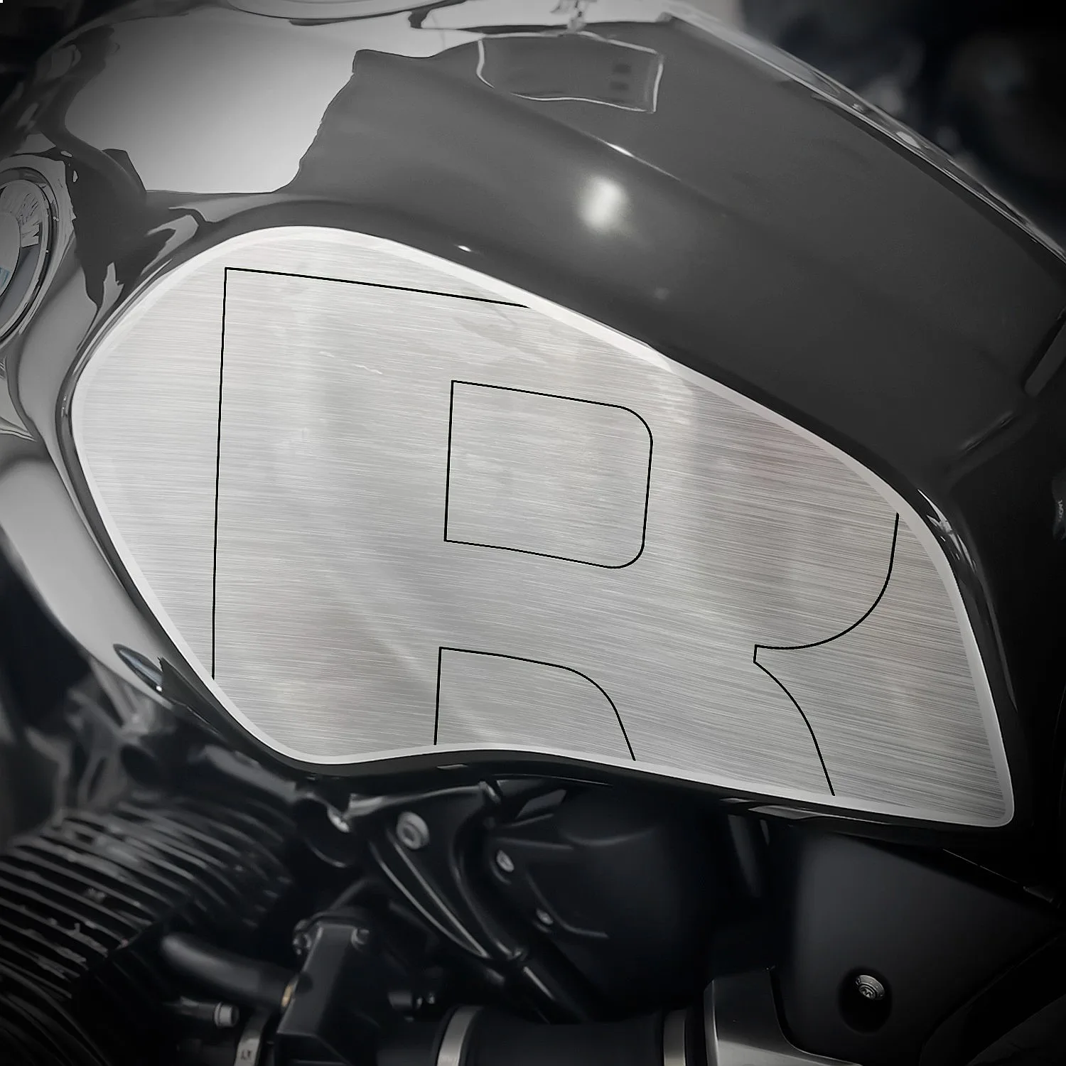 Motorcycle Anti Slip Side Traction Pads Tank Pad Decals Stickers For   R 12 nineT 2023+